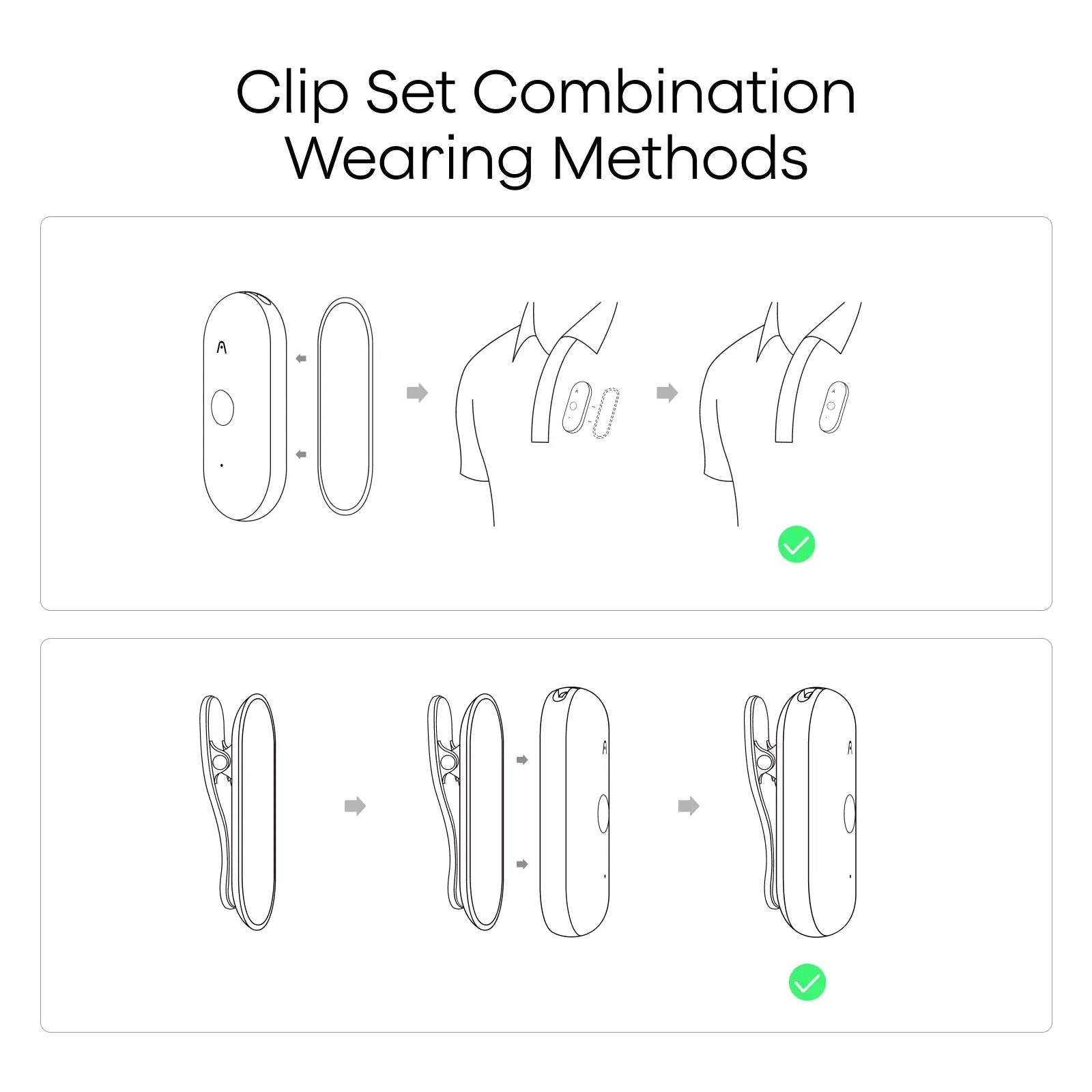 Clip & Magnetic Pin for Plaud NotePin｜Plaud NotePin S